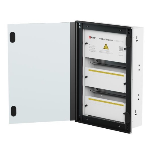 Корпус ArtShell Elegance встраиваемый силовой 28 модулей, белая дверь из закаленного стекла EKF | код artshell-e-28p-cw | EKF фото 5