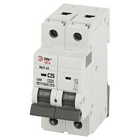 Выключатель автоматический 2п C 25А 6кА ВА47-63 PRO VA63-2P25C6 Эра Б0063155