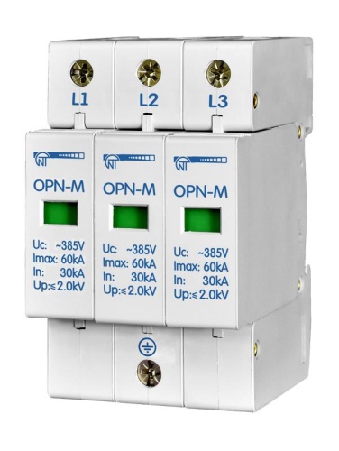 Ограничитель перенапряжения 3 модуля 380В In30kA OPN-M (3S)30kA | код 567893-30 | Новатек-Электро Ограничитель перенапряжения 3 модуля 380В In30kA OPN-M (3S)30kA | код 567893-30 | Новатек-Электро