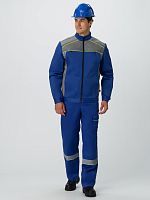 Костюм Практик СОП (ткань Смесовая,210) полукомбинезон, васильковый серый, 52-54 170-176 | код 87474783 | Факел