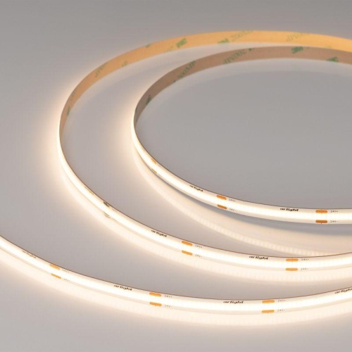 Лента COB-X480-8мм 24V Warm3000 (8 W/m, IP20, CSP, 5м) (-) | код 39059 | Arlight