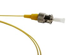 Пигтейл волоконно-оптический SM 9/125 (OS2) ST/APC 1 м LSZH, Hyperline FPT-B9-9-ST/AR-1M-LSZH-YL | код 27904 | Hyperline