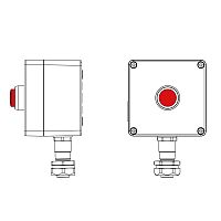 Взрывозащищенный пост управления из алюминия CPE-A-12-(1xLR(250))-1xKAEPM2MHK-20(C)1Ex d e IIC Т5 Gb / Ex tb IIIC T95°C Db IP66 | код 2201.121.22.120I | DKC