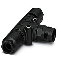 Т-распределитель QPD T 4PE1,5 2X9-14 BK | код 1414752 | PHOENIX CONTACT