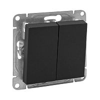 Эпика Механизм выключателя 2кл. проходной черный EKF | код UP1-SWB-21 | EKF