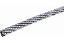 Трос DIN3055 5мм стальной оцинкованный 25 м | код 4337975 | ЭТМ-Крепеж