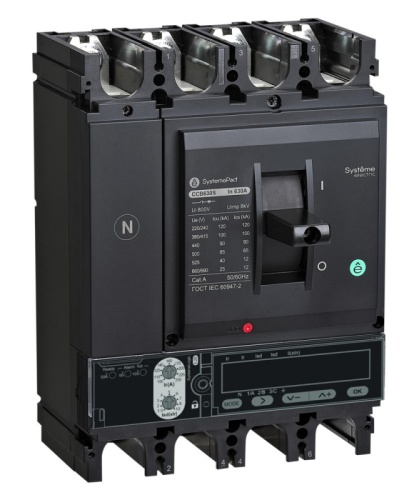 АВТ.ВЫКЛ SYSTEMEPACT CCB400 100KA 4P4D S5.3E 400A РЫЧАГ | код SPC400S40053E4DF | Systeme Electric