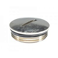Заглушка для корпуса разъема REVOS, резьба M20x1,5, с уплотнительным кольцом, латунь, тип покрытия: никель | код 05.507.4021.0 | Wieland
