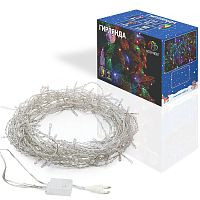Гирлянда "Твинкл Лайт" 10м 80LED мультиколор провод прозр. | код 303-189 | Neon-Night