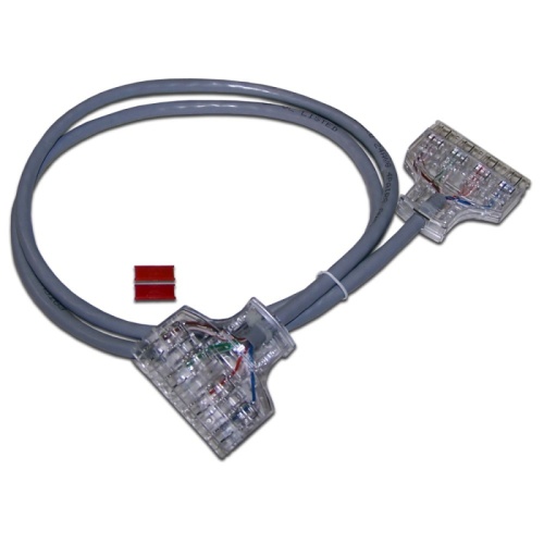 Патч-корд S110P4-S110P4, кат. 6, 1.0 метр | код LAN-P4-P4-1.0/6 | LANMASTER