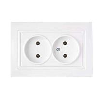 Беларусь Розетка двухместная скрытая | код РС16-343 | БелТИЗ