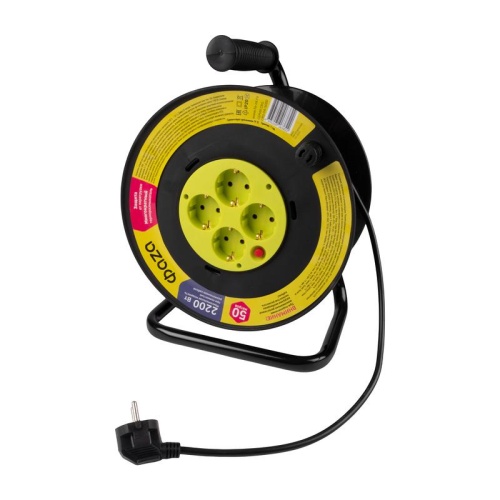 Удлинитель на катушке 4х50м с с заземл. CRG-04-5000 ФАZА 5063822 фото 6