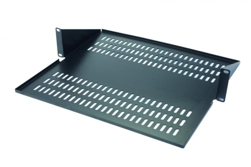 Полка консольная 2U, до 15 кг, с центральным креплением, глубина 400 мм | код 60A-02-40-20BL | Eurolan Полка консольная 2U, до 15 кг, с центральным креплением, глубина 400 мм | код 60A-02-40-20BL | Eurolan