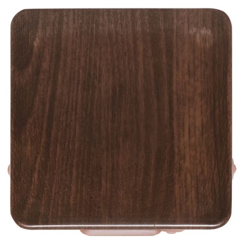 Коробка распаячная КМР-030-014 с крышкой (100х100х55), 8 мембранных вводов тёмное дерево IP54 PROxima | код plc-kmr-030-014-t | EKF фото 5