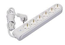 Удлинитель 6х7м с заземл. 16А IP20 с выкл. защ. шторки Makel N6310073