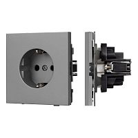 Механизм электрической розетки SCT-TENDO-MEU1-PL-GR 230В 16А Arlight 054080