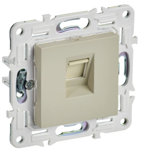 SKANDY Роз. комп. RJ45 кат.5E SK-K01B беж. IEK | код SK-K10-1-K10 | IEK
