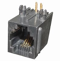 Rexant Модуль Keystone Jack RJ-12(6P4C), FTP экранированный, категория 3, на плату | код 05-1113 | REXANT
