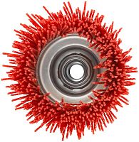 Корщетка-чашка нейлоновая гайка М14 профи 100мм FIT 38798