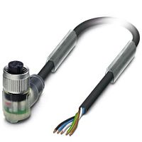 Кабель для датчика / исполнительного элемента SAC-5P- 5,0-PVC/M12FR-3L | код 1415693 | PHOENIX CONTACT