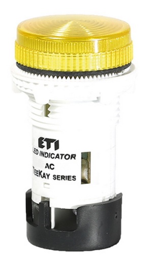 Лампа сигнальная LED матовая TT04X1 240V AC (желтая) 54мм | код 004770763 | ETI