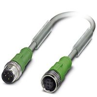 Кабель для датчика / исполнительного элемента SAC-4P-M12MS/ 3,0-800/M12FS | код 1457076 | PHOENIX CONTACT