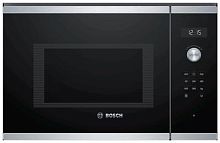 Микроволновая печь Bosch BFL554MS0 25л. 900Вт нержавеющая сталь/черный (встраиваемая) | код 1842505 | BOSCH