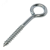 Шуруп с кольцом 6х60 цинк | код 435263 | Руфкомплект