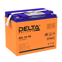 Аккумуляторная батарея GEL 12-85, напряжение 12В емкость 85Ач. Delta | код 1829645 | DELTA