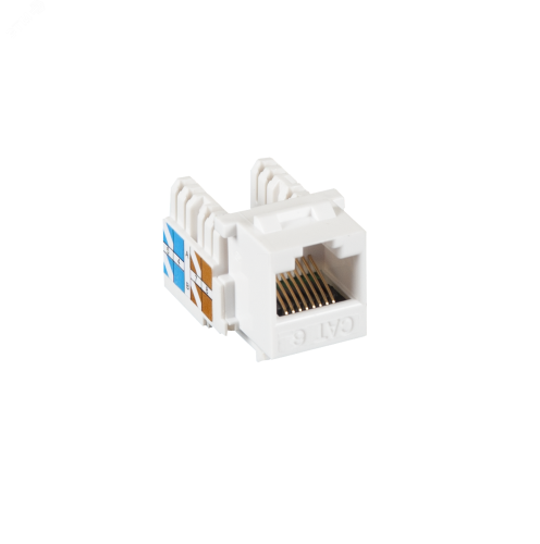 Модуль Keystone, Кат.6, RJ45/8P8C, неэкран., белый, 10шт. | код EC-UKJ-UE2-WT-10 | NETLAN Модуль Keystone, Кат.6, RJ45/8P8C, неэкран., белый, 10шт. | код EC-UKJ-UE2-WT-10 | NETLAN