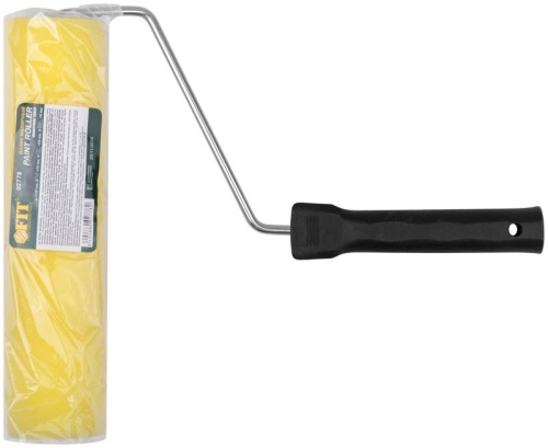 Валик поролоновый 230мм желт. FIT 02778 фото 3