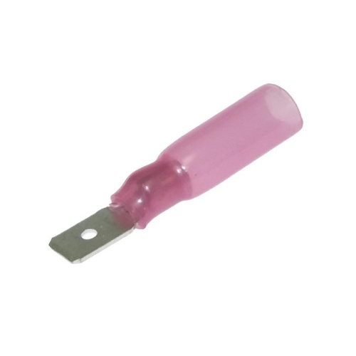 Клемма ножевая изолированная RUICHI MDD1.25-187(5) HST, красная | код 108169 | Ruichi