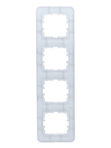 Рамка 4-м ASTI вертикал. бел. LEZARD 7081-0200-154 фото 2 Рамка 4-м ASTI вертикал. бел. LEZARD 7081-0200-154 фото 2