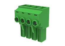 MC-RHH7.62H04C-0001 Клемма МС, шаг 7.62мм, 4 конт., шт | код MC-RHH7.62H04C-0001 | SUPU