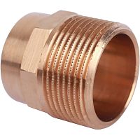 Муфта переходная бронза пайка 35 х 1'1/4 НР, модель 4243g (1424335114) | код RG008TBBIHQGER | Sanha