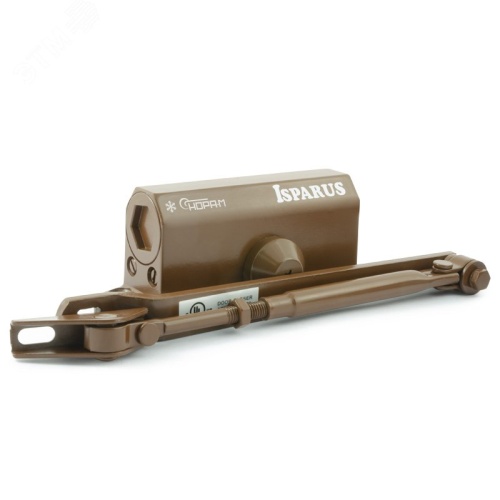 Доводчик дверной морозостойкий | код 410 ISPARUS коричневый | НОРА-М