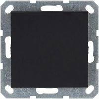 Заглушка черный матовый (soft touch) | код G8001PB | Jasmart