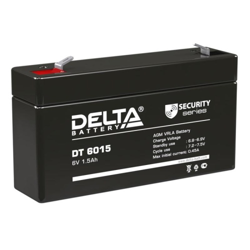 Аккумулятор ОПС 6В 1.5А.ч | код DT 6015 | Delta
