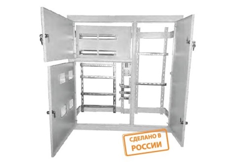 Корпус щита этажного 3 кв. модификация3 Народный (1010х950х160) | код SQ0905-1337 | TDM НАРОДНЫЙ