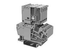 WSF4-TA-01P-13-00Z(H), Клемма пружинная под предохранитель, 4 мм.кв., домиком, черный, шт | код 11030000324 | DEGSON
