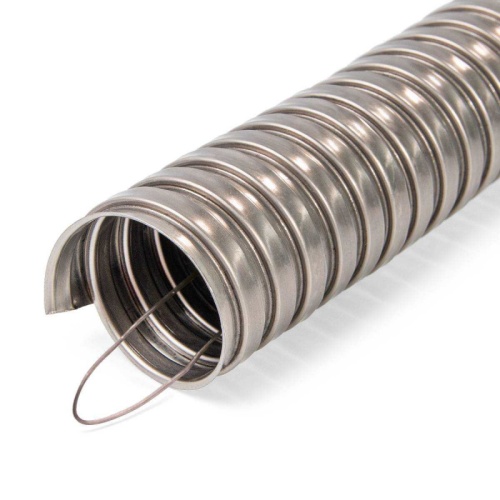 Металлорукав из нерж. стали МР (INOX) 16 с протяжкой (Fortisflex) | код 87706 | Fortisflex
