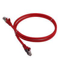 Патч-корд LANMASTER LSZH SFTP кат.6A, 2.0 м, красный | код LAN-PC45/S6A-2.0-RD | LANMASTER