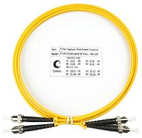 Cabeus FOP(d)-9-ST-ST-3m Шнур оптический duplex ST-ST 9/125 sm 3м LSZH | код 7554c | Cabeus