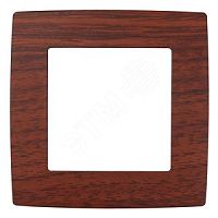 Рамка на 1 пост, Эра12, вишня, 12-5001-08 | код Б0014748 | ЭРА