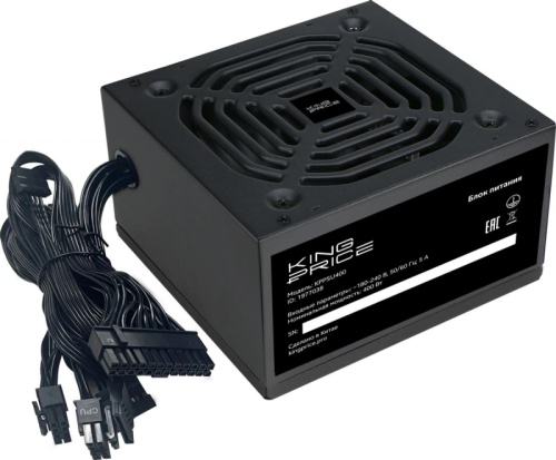 Блок питания KingPrice ATX 400W KPPSU400 (20+4pin) 120mm fan 4xSATA RTL | код 1977038 | KINGPRICE