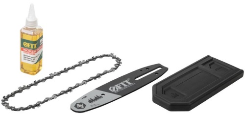 Пила цепная бесщеточная 20В 7м/сек 203 (8дюйм) 175мм 33 100мл резиновые накладки (коробка) FIT 79929 фото 9