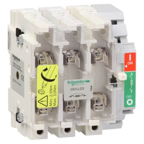ВЫКЛЮЧАТЕЛЬ-РАЗЪЕДИНИТЕЛЬ-ПРЕДОХРАНИТЕЛЬ 3X160A 00 | код GS1LLD3 | SCHNEIDER ELECTRIC