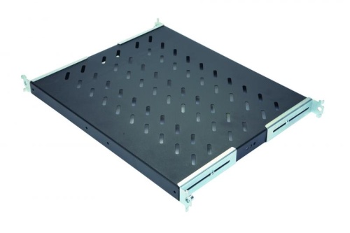 Полка стационарная 1U до 50 кг, 370 мм, для шкафов глубиной 600 мм, регулируемые кронштейны, черный антрацит | код 60A-01-60-09BL | Eurolan Полка стационарная 1U до 50 кг, 370 мм, для шкафов глубиной 600 мм, регулируемые кронштейны, черный антрацит | код 60A-01-60-09BL | Eurolan