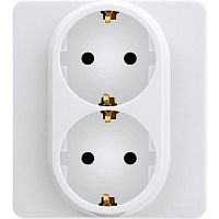Розетка 2 x 2К+З немецкий стандарт 16 А 250 В~ INSPIRIA белый | код 673750 | Legrand