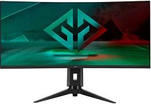 Монитор GMNG 34 Gaming GM-34C11W черный VA LED 2ms 21:9 HDMI M/M матовая HAS Piv 4000:1 300cd 178гр/178гр 3440x1440 165Hz G-Sync FreeSync DP 2K 8.57кг | код 1880865 | GMNG
